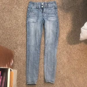American eagle Light wash highrise skinny Jean